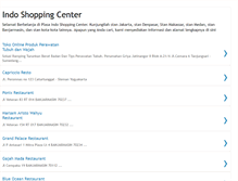 Tablet Screenshot of indoshoppingcenter.blogspot.com