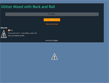 Tablet Screenshot of glittermixedwithrock-n-roll.blogspot.com