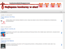 Tablet Screenshot of konkursywsieci.blogspot.com
