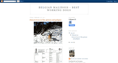 Desktop Screenshot of malinoisbestworkingdogs.blogspot.com