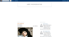 Desktop Screenshot of amywinehousex.blogspot.com