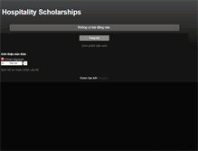 Tablet Screenshot of hospitalityscholarships.blogspot.com