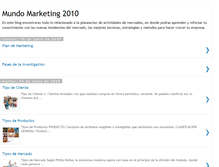 Tablet Screenshot of mundomarketing2010.blogspot.com