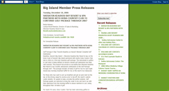 Desktop Screenshot of bigislandmembers.blogspot.com