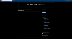 Desktop Screenshot of lafamiliaduarte.blogspot.com