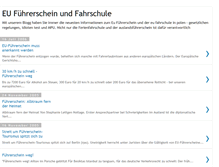 Tablet Screenshot of eu-fahrschule.blogspot.com