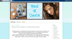 Desktop Screenshot of mani-di-cuoca.blogspot.com