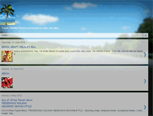 Tablet Screenshot of happeningtravelchatter.blogspot.com