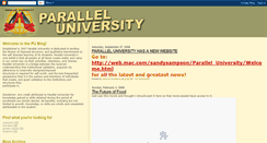 Desktop Screenshot of paralleluniversity.blogspot.com