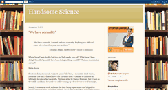 Desktop Screenshot of handsomescienceblog.blogspot.com