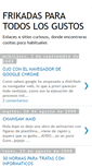 Mobile Screenshot of frikadascuriosas.blogspot.com