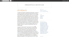 Desktop Screenshot of freestyle-bicycles.blogspot.com