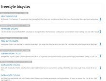 Tablet Screenshot of freestyle-bicycles.blogspot.com