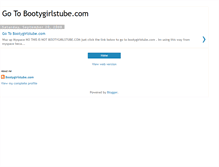 Tablet Screenshot of bootygirlstube.blogspot.com