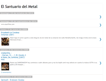 Tablet Screenshot of elsantuariodelmetal.blogspot.com