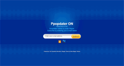 Desktop Screenshot of ppopdateronline.blogspot.com