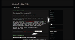 Desktop Screenshot of metalskeith.blogspot.com
