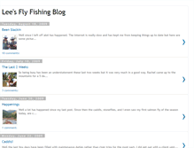 Tablet Screenshot of leesflyfishingblog.blogspot.com