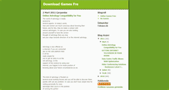 Desktop Screenshot of download-games-fre.blogspot.com
