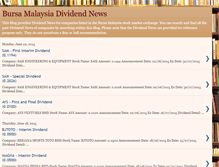 Tablet Screenshot of bursa-dividend.blogspot.com