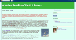 Desktop Screenshot of earth4energyfacts.blogspot.com