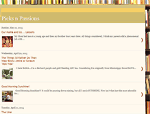 Tablet Screenshot of picksnpassions.blogspot.com