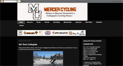 Desktop Screenshot of mercercycling.blogspot.com