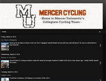 Tablet Screenshot of mercercycling.blogspot.com