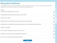 Tablet Screenshot of marquettepostsecret.blogspot.com
