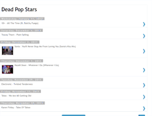 Tablet Screenshot of dead-pop-stars.blogspot.com