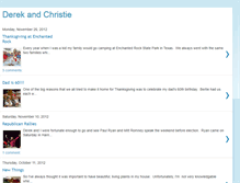 Tablet Screenshot of derekandchristie.blogspot.com