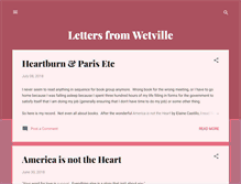 Tablet Screenshot of lettersfromwetville.blogspot.com