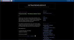Desktop Screenshot of intrapreneurship.blogspot.com