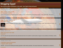 Tablet Screenshot of bloggingegypt.blogspot.com