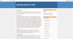 Desktop Screenshot of ffxi-amok.blogspot.com