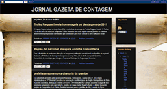 Desktop Screenshot of jornalgazetadecontagem.blogspot.com