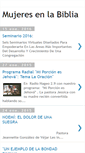 Mobile Screenshot of mujeresenlabiblia.blogspot.com