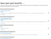 Tablet Screenshot of beautifulspam.blogspot.com