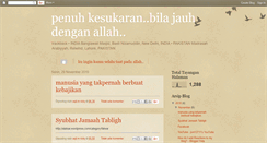 Desktop Screenshot of penuhkesukaranbilajauhdenganallah.blogspot.com