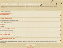 Tablet Screenshot of penuhkesukaranbilajauhdenganallah.blogspot.com