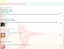 Tablet Screenshot of diraz2ucontest.blogspot.com