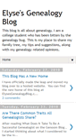 Mobile Screenshot of elysesgenes.blogspot.com