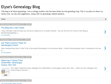 Tablet Screenshot of elysesgenes.blogspot.com
