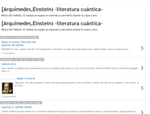 Tablet Screenshot of literatura-cuantica.blogspot.com