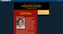 Desktop Screenshot of graciasporlamusica2.blogspot.com