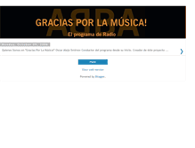 Tablet Screenshot of graciasporlamusica2.blogspot.com