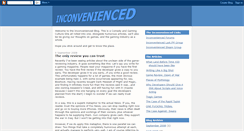 Desktop Screenshot of inconvenienced.blogspot.com