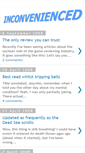 Mobile Screenshot of inconvenienced.blogspot.com