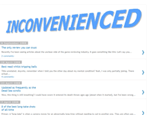 Tablet Screenshot of inconvenienced.blogspot.com