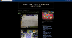 Desktop Screenshot of johnstonheritagequilt.blogspot.com